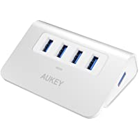 Los mejores  - AUKEY - Hub USB (4 Puertos USB 3.0- Aluminio)- Color Plateado